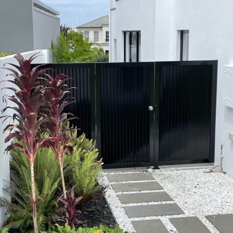 Copy of Vertical Louvre Style Pedestrian Gate and Panels