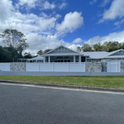 White Front Fence and Gates