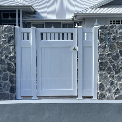 White Hampton Style Gate